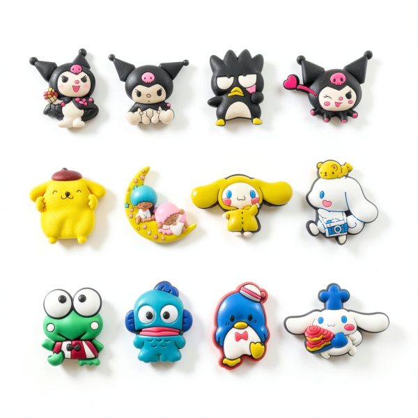 Shoe Decoration Charms by CharmCo PVC Cute Design-5