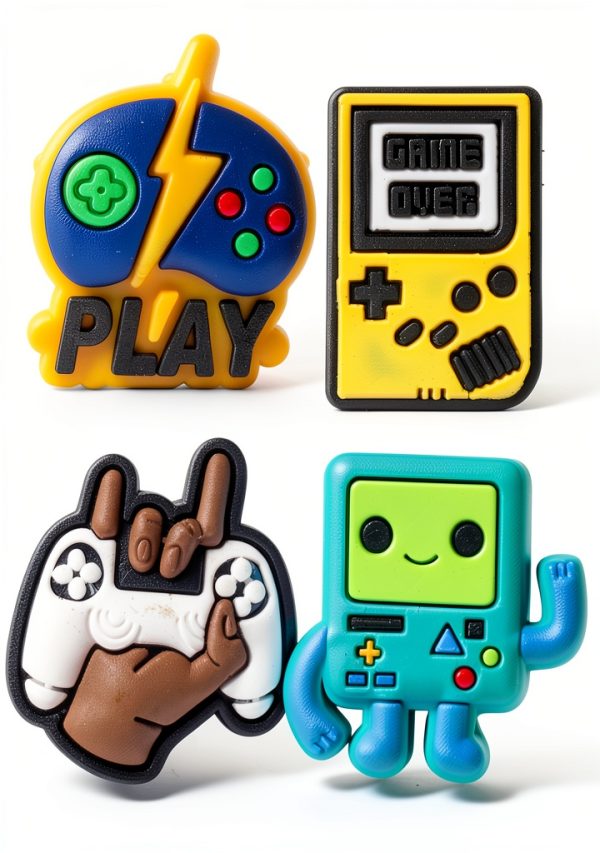 Video Game Shoe Charms for Kids by Pavo-4