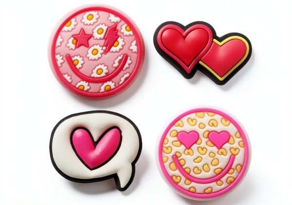 Girls Shoe Charms Waterproof PVC U003-6
