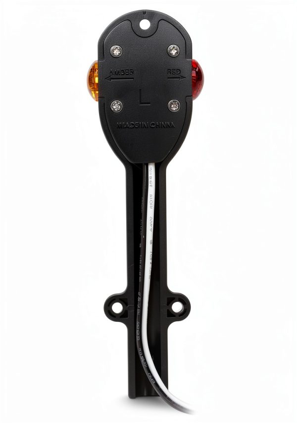 Trailer Fender Marker Light Partsam LED Amber Red-5