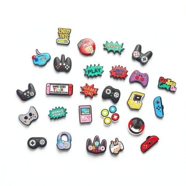 Shoe Charms Game Set PVC Durable Unisex Design-6