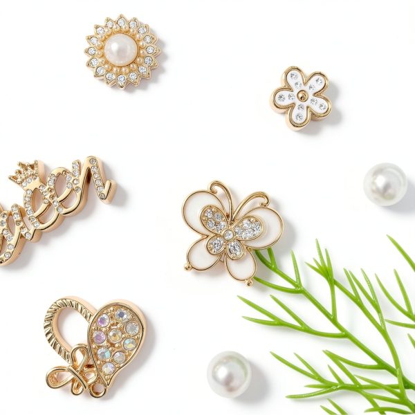 Golden Shoe Charms for Women-7