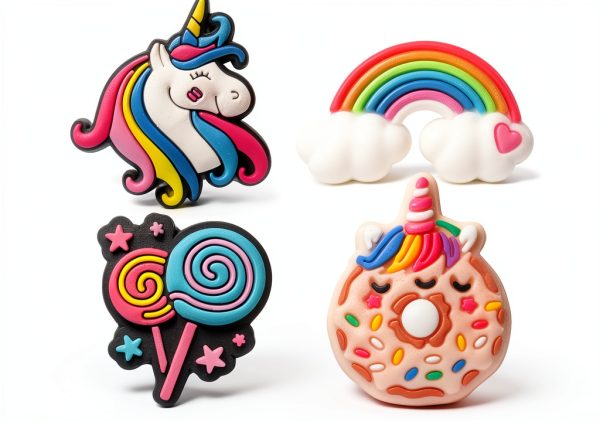 Girls Shoe Charms Waterproof PVC U003-7
