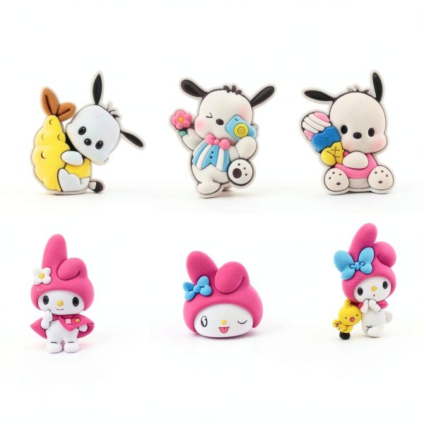 Shoe Decoration Charms by CharmCo PVC Cute Design-3
