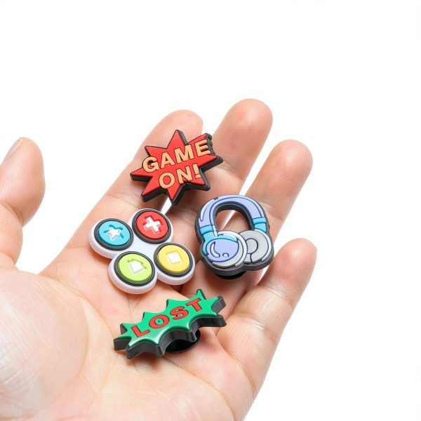 Shoe Charms Game Set PVC Durable Unisex Design-5