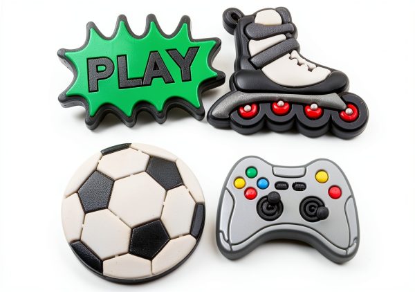 Pavo Charms Set for Shoes Waterproof PVC-3