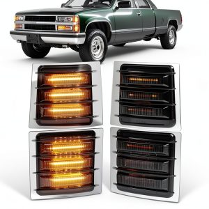 LED Amber Side Marker Lights Chevy Silverado MOVOTOR-0