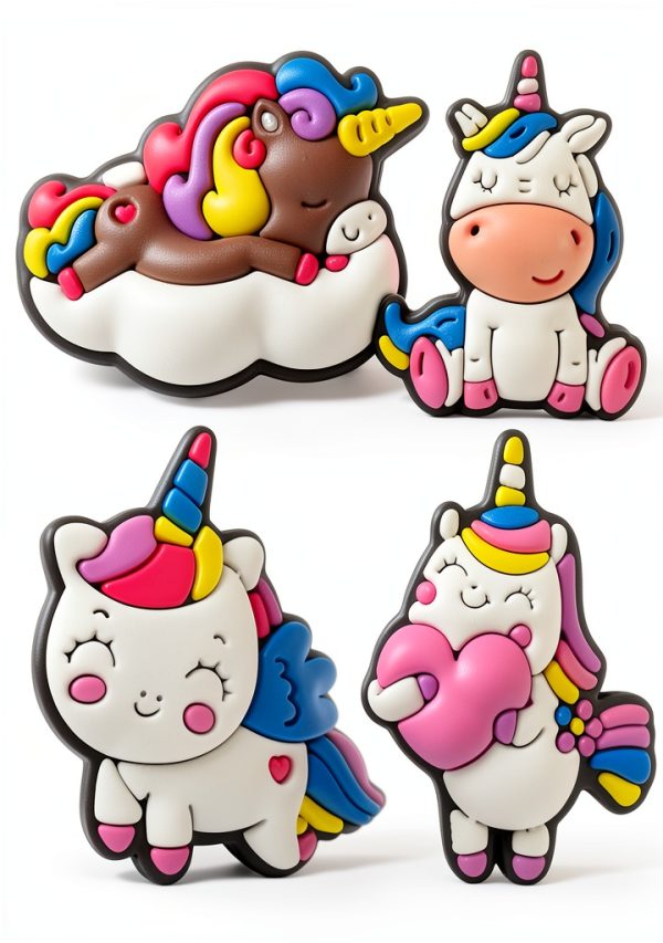 Girls Shoe Charms Waterproof PVC U003-5