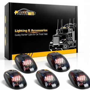 Cab Marker Light Partsam White Smoke LED Front-0