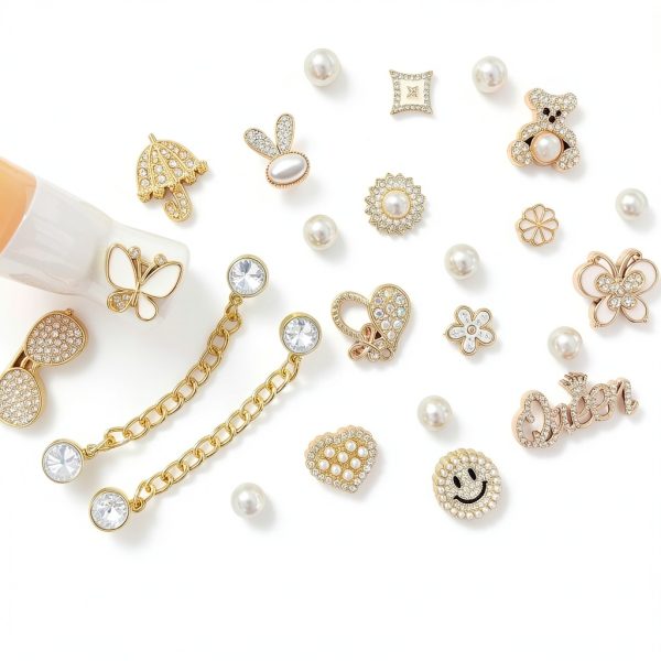 Golden Shoe Charms for Women-2