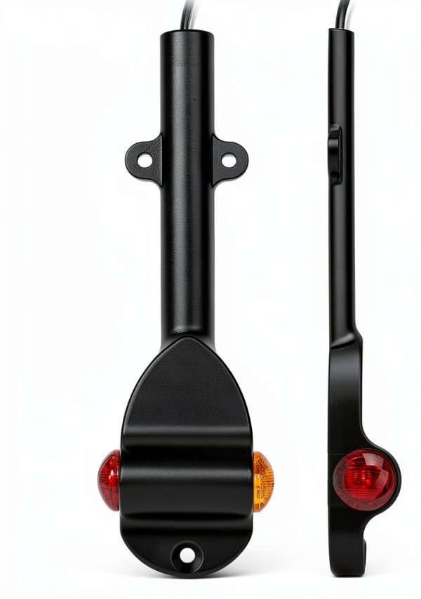 Trailer Fender Marker Light Partsam LED Amber Red-1