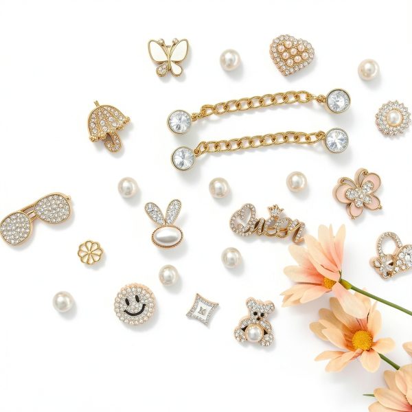 Golden Shoe Charms for Women-3