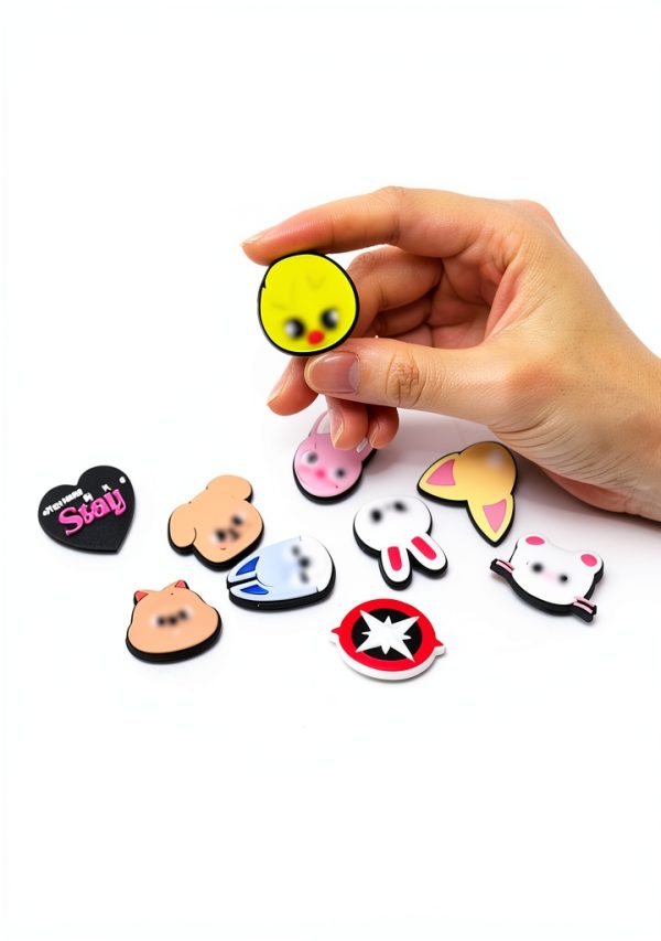 Cartoon Animal Shoe Charms Pavo PVC Pack 10-1