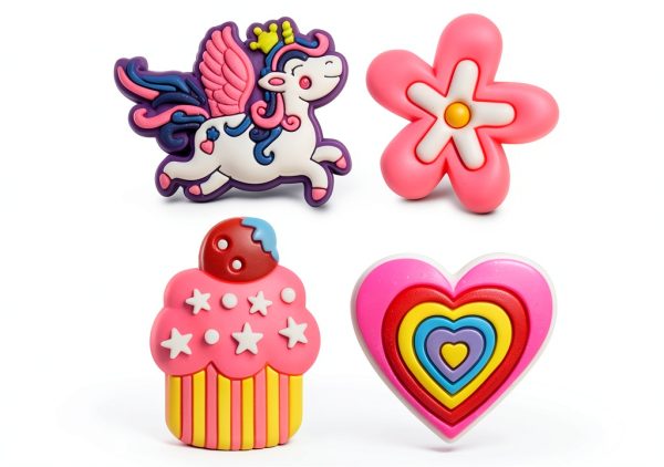 Girls Shoe Charms Waterproof PVC U003-8