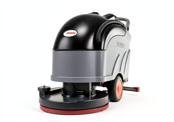 SUNMAX 22" Auto Floor Scrubber Dryer Walk‑Behind with LiFePO4 Battery-2