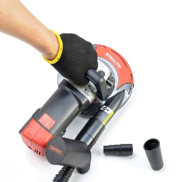 7-Inch Concrete Grinder with 15AMP Motor & Dust Shroud, Electric Floor Polisher with Diamond Grinding Wheel for Concrete, Wall & Surface Grinding-8