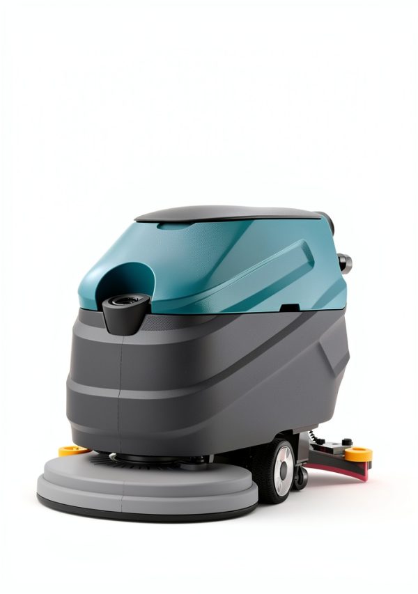 Walk Behind Commercial Floor Scrubber KARHDIR 22in Blue TSW-XDJ-C7-5