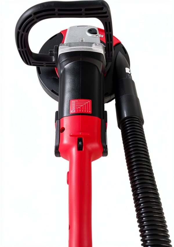 7-Inch Concrete Grinder with 15AMP Motor & Dust Shroud, Electric Floor Polisher with Diamond Grinding Wheel for Concrete, Wall & Surface Grinding-3