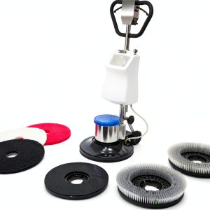 Industrial 17" Floor Buffer Polisher Farag Janitorial 1200W Metal Body-0