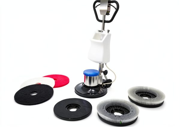 Industrial 17" Floor Buffer Polisher Farag Janitorial 1200W Metal Body-0