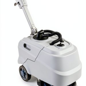 Foldable Walk Behind Floor Scrubber Machine, Hand Push Scrubber Machine, 17 L Sewage Tank, 180 RPM, Battery Powered for Office Restaurant Industrial Commercial-0