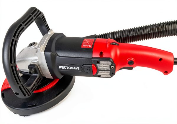 7-Inch Concrete Grinder with 15AMP Motor & Dust Shroud, Electric Floor Polisher with Diamond Grinding Wheel for Concrete, Wall & Surface Grinding-1