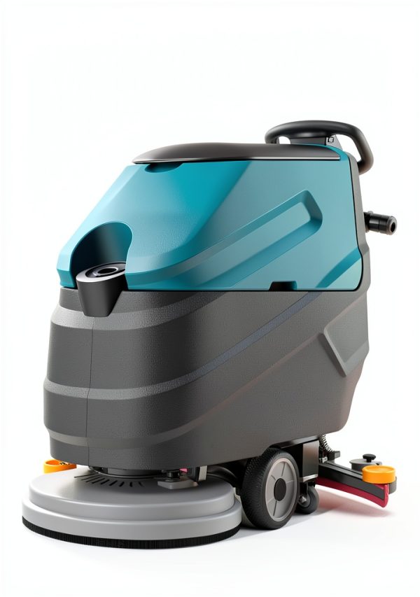 Walk Behind Commercial Floor Scrubber KARHDIR 22in Blue TSW-XDJ-C7-1